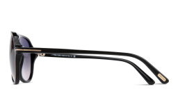 TOM FORD Jared Pilot Sunglasses in Shiny Black – Product Photo 3