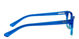 Shop Ray-Ban Junior Kids Square Acetate Eyeglasses in Blue online.