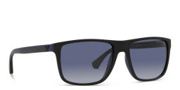 Emporio Armani Square Sunglasses in Black – Product Photo 1