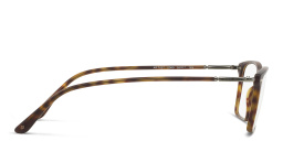 GIORGIO ARMANI Rectangle Eyeglasses in Matte Dark Havana – Product Photo 3