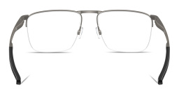 Oakley Voon Half-Rim Square Eyeglasses in Gunmetal – Product Photo 4