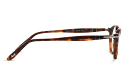 Shop PERSOL Round Eyeglasses in Havana online.