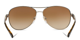 BURBERRY Pilot Sunglasses in Light Gold – Product Photo 4