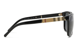 BURBERRY Unisex Square Sunglasses in Black – Product Photo 3