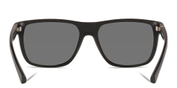 Shop Emporio Armani Square Sunglasses in Matte Black online.