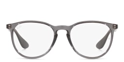 تسوق نظارة طبية إريكا بإطار دائري راي بان بلون Transparent Grey أونلاين.