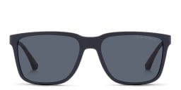تسوق نظارة شمسية مربعة امبوريو أرماني بلون Matte Blue أونلاين.