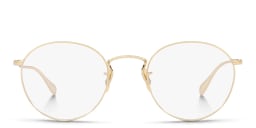 Shop OLIVER PEOPLES Round Eyeglasses in Gold online.