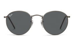 Shop Ray-Ban Round Sunglasses in Gunmetal online.