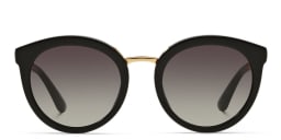 Shop Dolce & Gabbana Round Sunglasses in Black online.