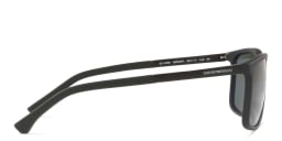تسوق نظارة شمسية بإطار مستطيل امبوريو أرماني بلون Rubber Black أونلاين.