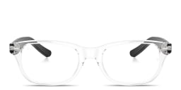 Shop Ray-Ban Junior Optics Kids Square Eyeglasses in Transparent online.