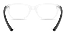 Shop Ray-Ban Junior Optics Kids Square Eyeglasses in Transparent online.