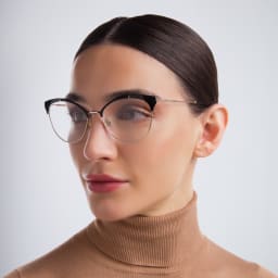 Shop MIU MIU Cat Eye Eyeglasses in Gold online.