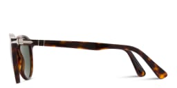 Shop PERSOL Round Sunglasses in Havana online.