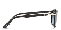 Shop PERSOL Round Sunglasses in Black online.