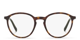 Shop PRADA Round Eyeglasses in Havana online.