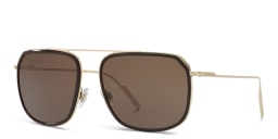 Shop Dolce & Gabbana Square Sunglasses in Brown online.