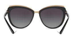 Shop Dolce & Gabbana Cat Eye Sunglasses in Black online.