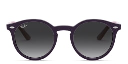 Shop Ray-Ban Junior Kids Glossy Panthos Sunglasses in Violet online.