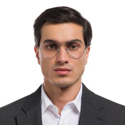 تسوق نظارات طبية بايلوت أوبتكس راي بان بلون Silver أونلاين.