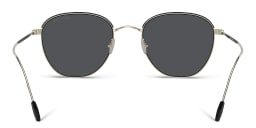 Shop GIORGIO ARMANI Square Sunglasses in Gold online.
