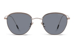 Shop GIORGIO ARMANI Square Sunglasses in Gold online.