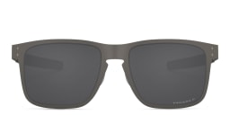 Shop Oakley HOLBROOK™ METAL Square Polarized Sunglasses in Matte Gunmetal online.