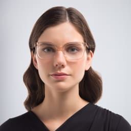 Shop GUCCI Cat-Eye Eyeglasses in Nude online.