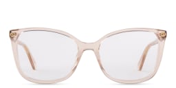 Shop GUCCI Cat-Eye Eyeglasses in Nude online.