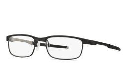Shop Oakley Steel Plate™ Rectangle Eyeglasses in Powder Coal online.