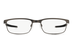 Shop Oakley Steel Plate™ Rectangle Eyeglasses in Grey online.
