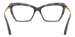 Shop Dolce & Gabbana Cat Eye Eyeglasses in Grey online.