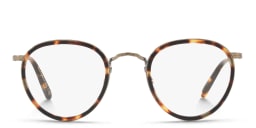 Shop OLIVER PEOPLES Round Eyeglasses in Vintage DTB-Antique Gold online.