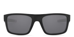 Shop Oakley DROP POINT Rectangle Sunglasses in Polished Black online.