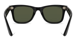 Shop Ray-Ban Wayfarer Ease Unisex Square Sunglasses in Black online.