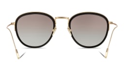 Shop GIORGIO ARMANI Round Sunglasses in Pale Gold online.
