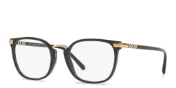 تسوق نظارة طبية مربعة بربري بلون Matte Black أونلاين.