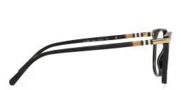 تسوق نظارة طبية مربعة بربري بلون Matte Black أونلاين.