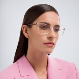 تسوق نظارة طبية بإطار مستطيل دولتشي آند غابانا بلون Clear أونلاين.