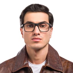 تسوق نظارة طبية مستطيلة امبوريو أرماني بلون Matte Black أونلاين.