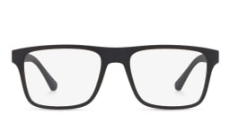 تسوق نظارة طبية مستطيلة امبوريو أرماني بلون Matte Black أونلاين.