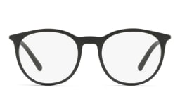 Shop Dolce & Gabbana Panthos Eyeglasses in Matte Black online.