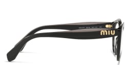 Shop MIU MIU Cat-Eye Eyeglasses in Black online.