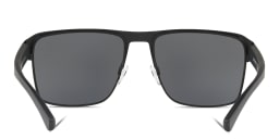 تسوق نظارة شمسية مربعة امبوريو أرماني بلون Matte Black أونلاين.