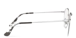 Shop Ray-Ban Round Gaze Unisex Eyeglasses in Silver online.