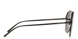 Shop Dolce & Gabbana Rimless Aviator Sunglasses in Black online.