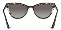 Shop PRADA Cat Eye Sunglasses in Brown online.
