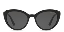Shop PRADA Cat Eye Sunglasses in Black online.