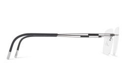 Shop Silhouette Rimless Square Eyeglasses in Grey online.